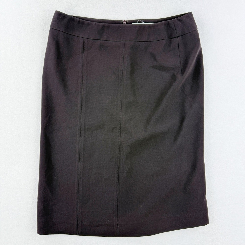 Max Mara Pencil Skirt Brown Career Office Wear Lined Size 8‎